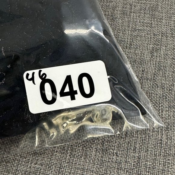 Abercrombie & Fitch Mini Skirt Navy Blue & Metallic Black 00 Lined Zipper Closur - Picture 14 of 14